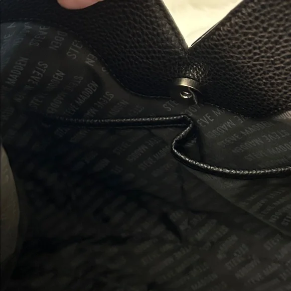 Steve Madden Black & Snake Skin Purse - NWOT - Picture 9 of 11